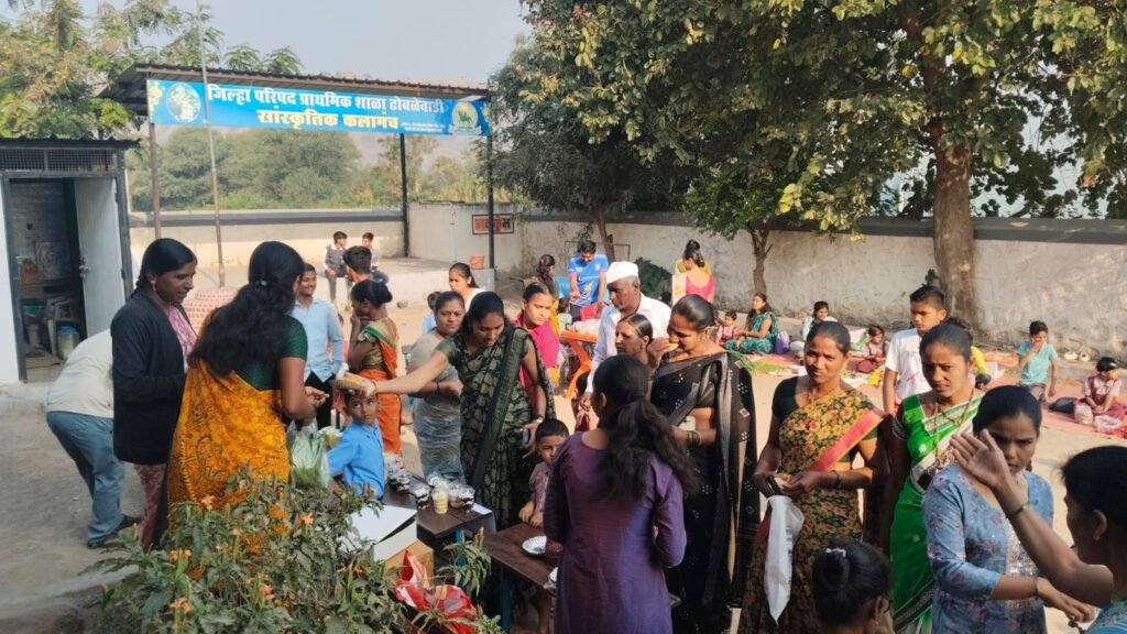 जिल्हा परिषद प्राथमिक शाळा ढोबळेवाडी (जारकरवाडी) येथे उत्साहात संपन्न झाला चिमुकल्यांचा आठवडे बाजार !! img 20260214 wa0489