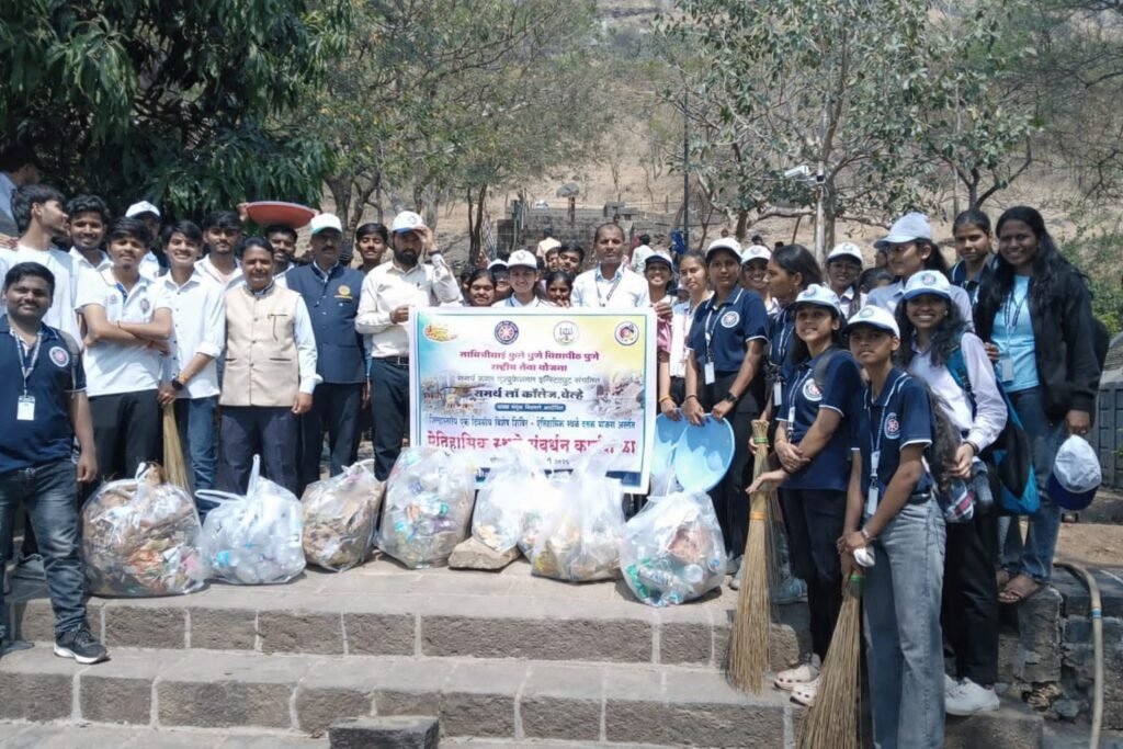 लेण्याद्री येथे ऐतिहासिक स्थळे संवर्धन कार्यशाळा संपन्न !! img 20260218 wa0488