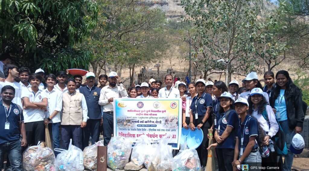लेण्याद्री येथे ऐतिहासिक स्थळे संवर्धन कार्यशाळा संपन्न !! img 20260218 wa0489