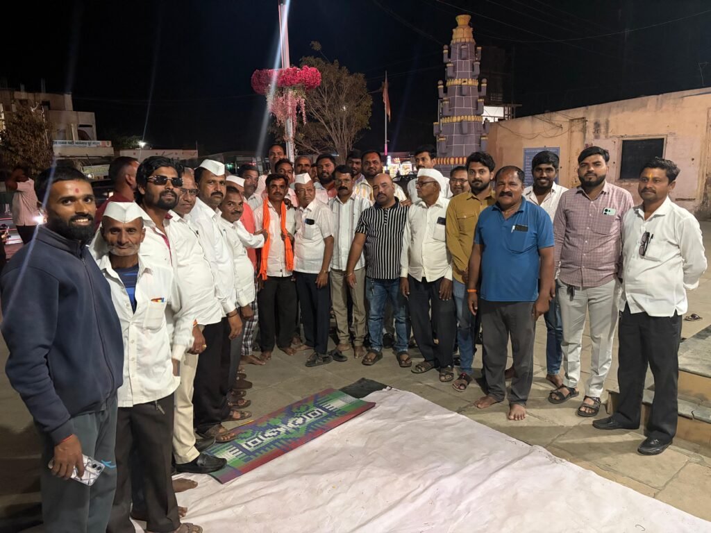 लोणी (धामणी ) गावच्या उपसरपंचपदी राजेंद्र वाळुंज यांची बिनविरोध निवड !! img 20260223 wa0799