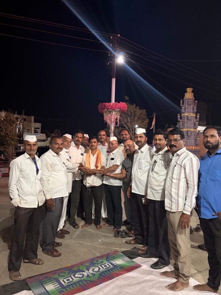 लोणी (धामणी ) गावच्या उपसरपंचपदी राजेंद्र वाळुंज यांची बिनविरोध निवड !! img 20260223 wa0801