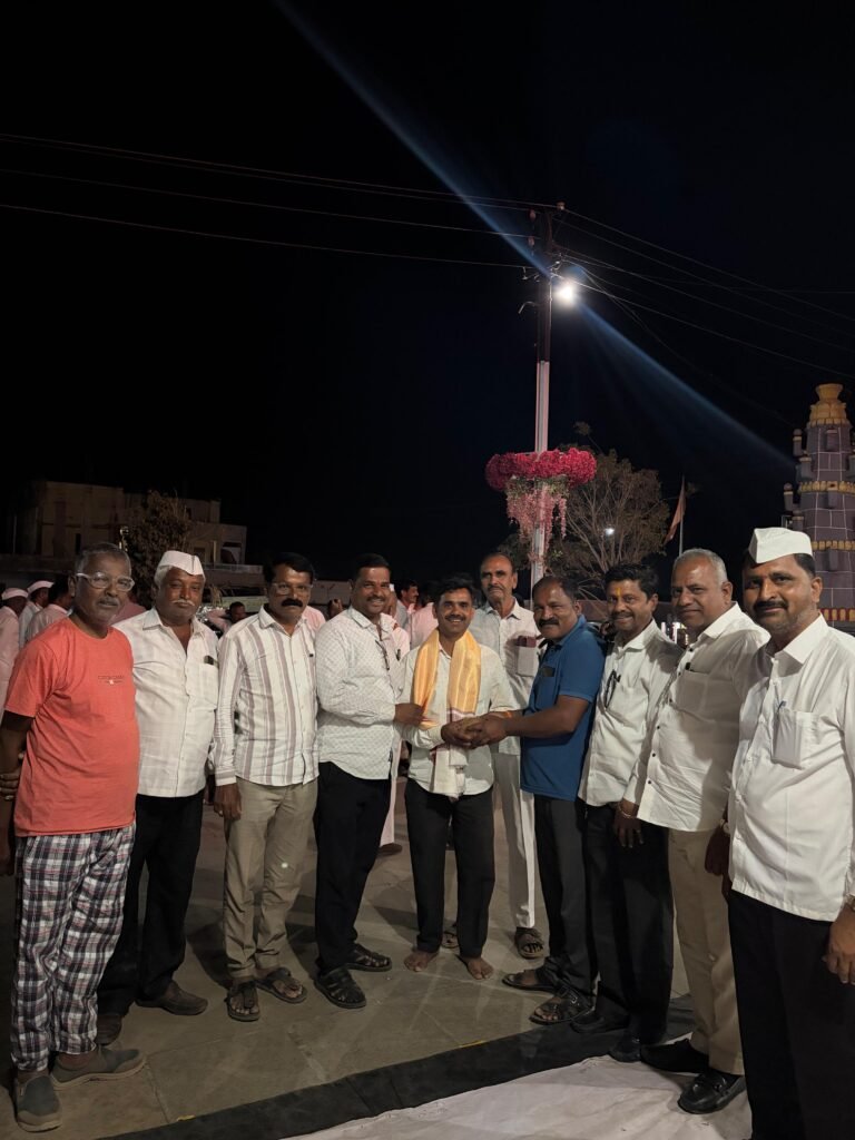 लोणी (धामणी ) गावच्या उपसरपंचपदी राजेंद्र वाळुंज यांची बिनविरोध निवड !! img 20260223 wa0805