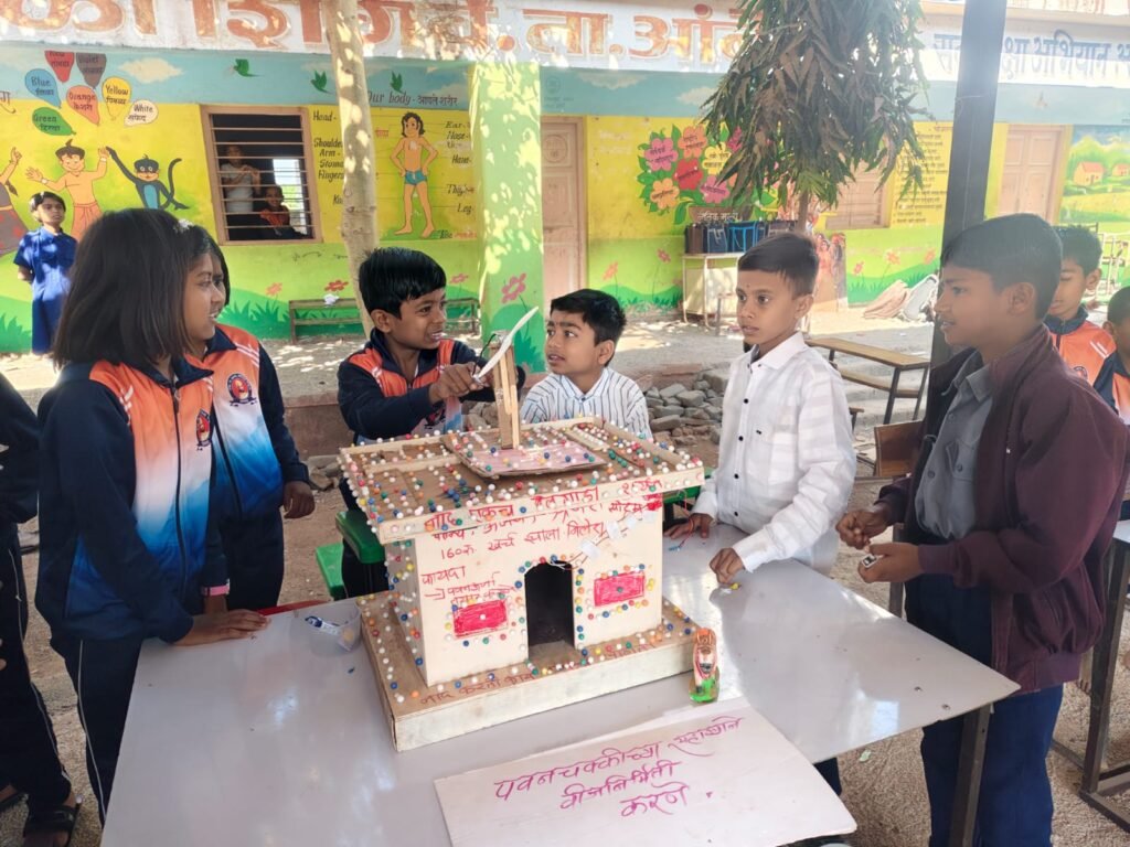 जिल्हा परिषद प्राथमिक शाळा शिंगवे (पारगाव) येथे विज्ञानप्रदर्शन संपन्न !! img 20260301 wa0424