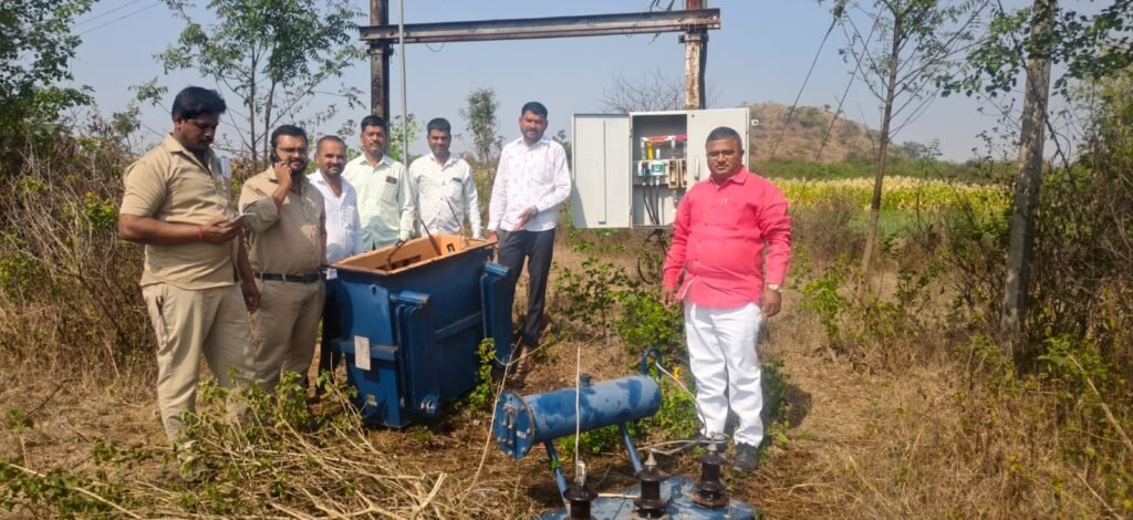 पोंदेवाडी (ता.आंबेगाव) येथील ट्रांसफार्मर गेला चोरीला !! img 20260327 wa0410