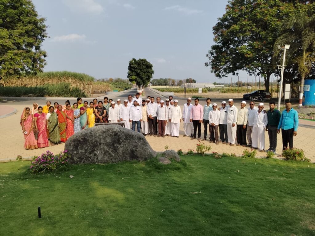 कृषी विज्ञान केंद्र बारामती येथे शेतकऱ्यांची अभ्यास सहल संपन्न !! img 20260329 wa0595