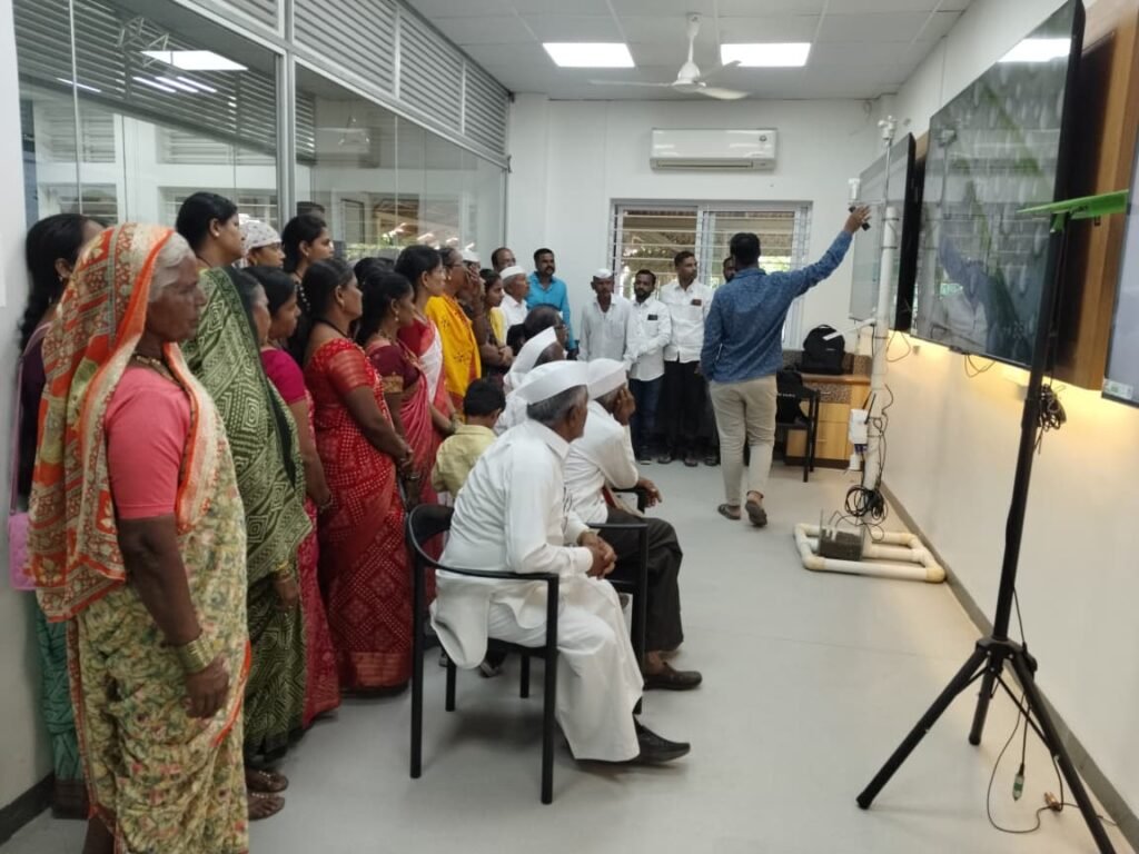 कृषी विज्ञान केंद्र बारामती येथे शेतकऱ्यांची अभ्यास सहल संपन्न !! img 20260329 wa0597