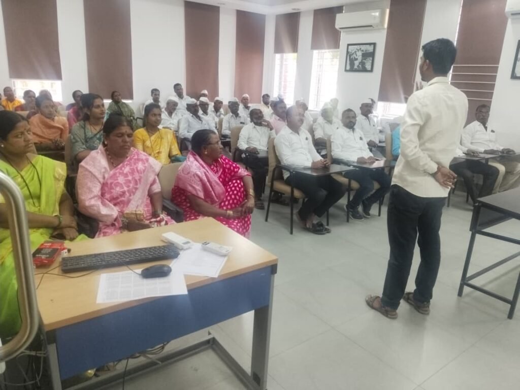 कृषी विज्ञान केंद्र बारामती येथे शेतकऱ्यांची अभ्यास सहल संपन्न !! img 20260329 wa0599