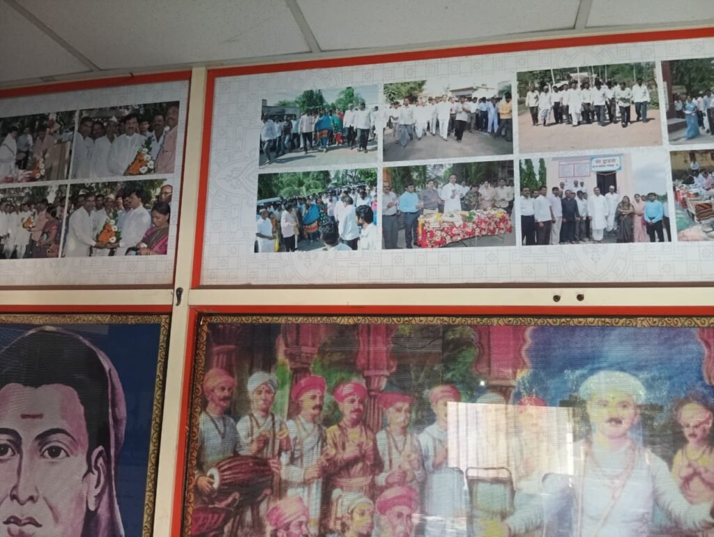 शिरदाळे ग्रामपंचायत पदाधिकाऱ्यांची आदर्श सरपंच भास्करराव पेरे पाटील यांच्या पाटोदा गावाला भेट !! img 20260407 wa0606