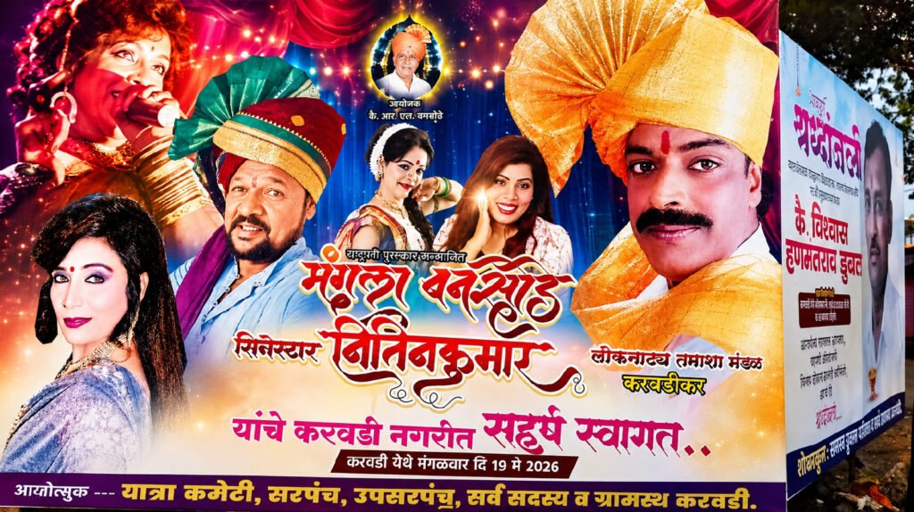 नवसाला पावणारी करवडीची जानुबाई आणि सलग ४० वर्षे नवस फेडणारी तमाशा सम्राज्ञी मंगलताई !! 1009525432
