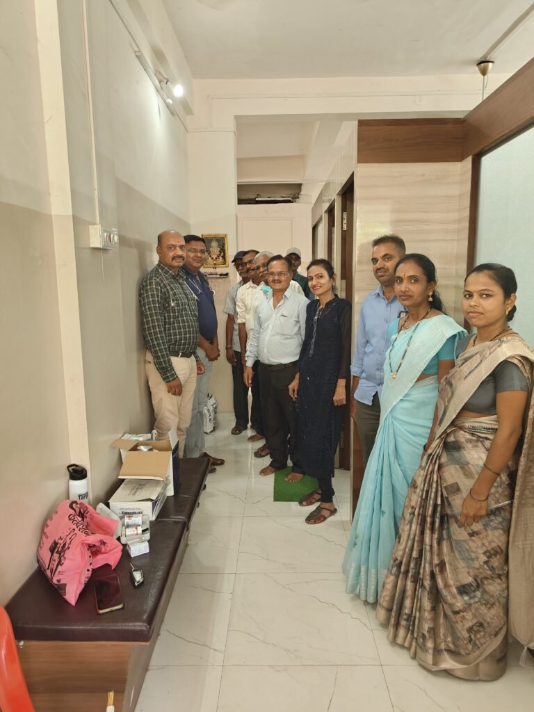 पारगाव (शिंगवे) येथे संपन्न झाले मोफत आरोग्य तपासणी शिबिर !! 1009655840
