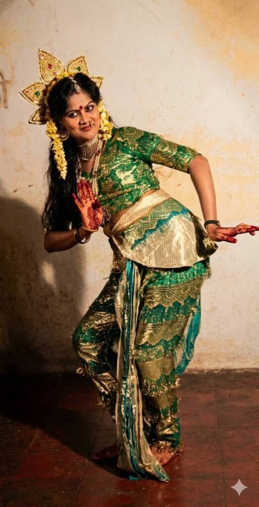 तमाशा क्षेत्रातील तेजस्वी आणि अष्टपैलू व्यक्तिमत्व मंदाराणी खेडकर !! 1009923491