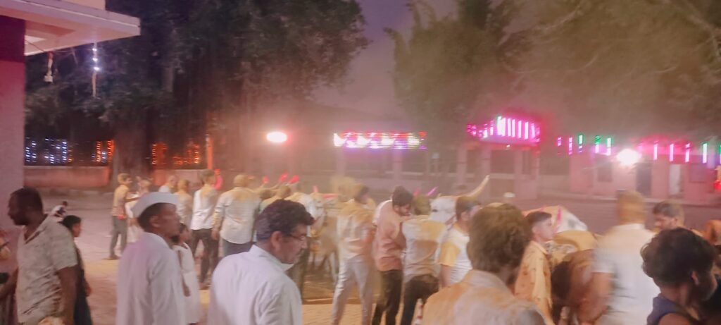 दुष्काळाच्या सावटाखाली बैलपोळा सण साधेपणाने साजरा ; आंबेगाव तालुक्याच्या पूर्व भागात बळीराजाची आर्थिक कोंडी; लोणी, धामणीसह अनेक गावांत बैलांची साधेपणाने मिरवणूक !! 1011260142