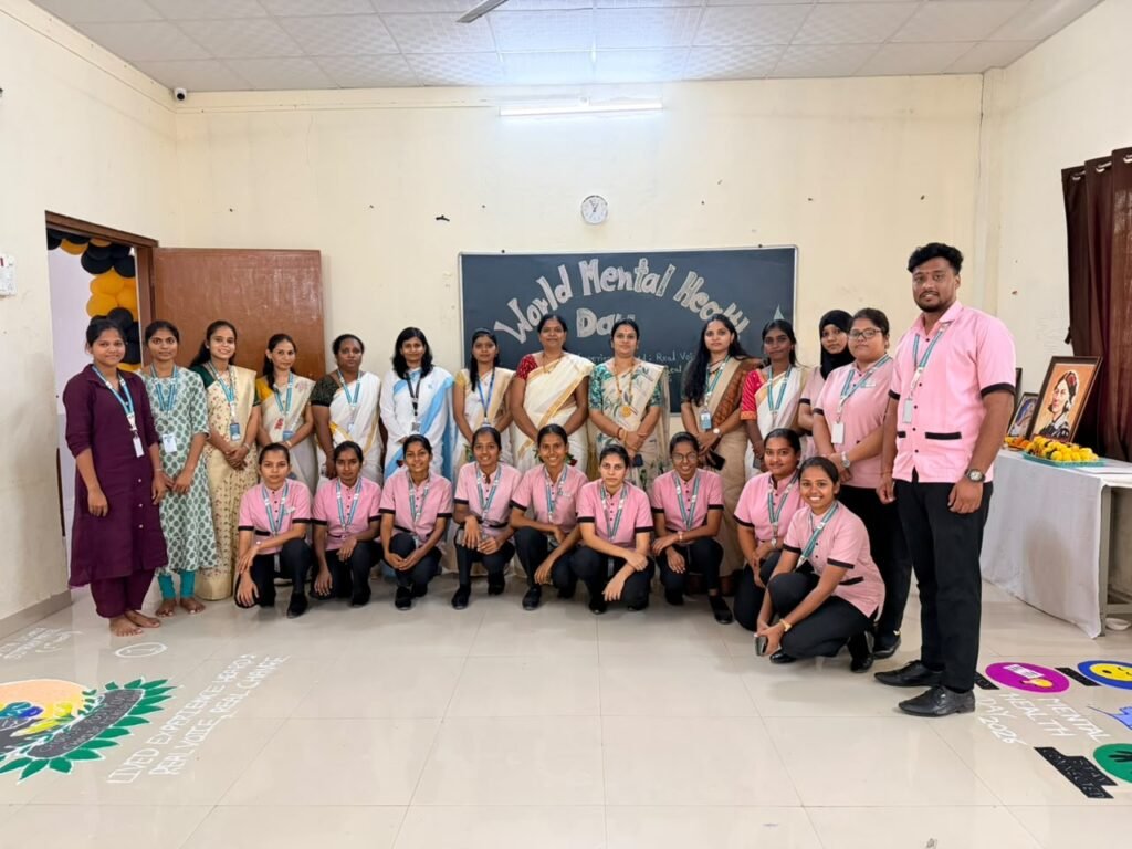 समर्थ इन्स्टिट्यूट ऑफ नर्सिंगमध्ये जागतिक मानसिक आरोग्य दिन उत्साहात साजरा !! 1011324341