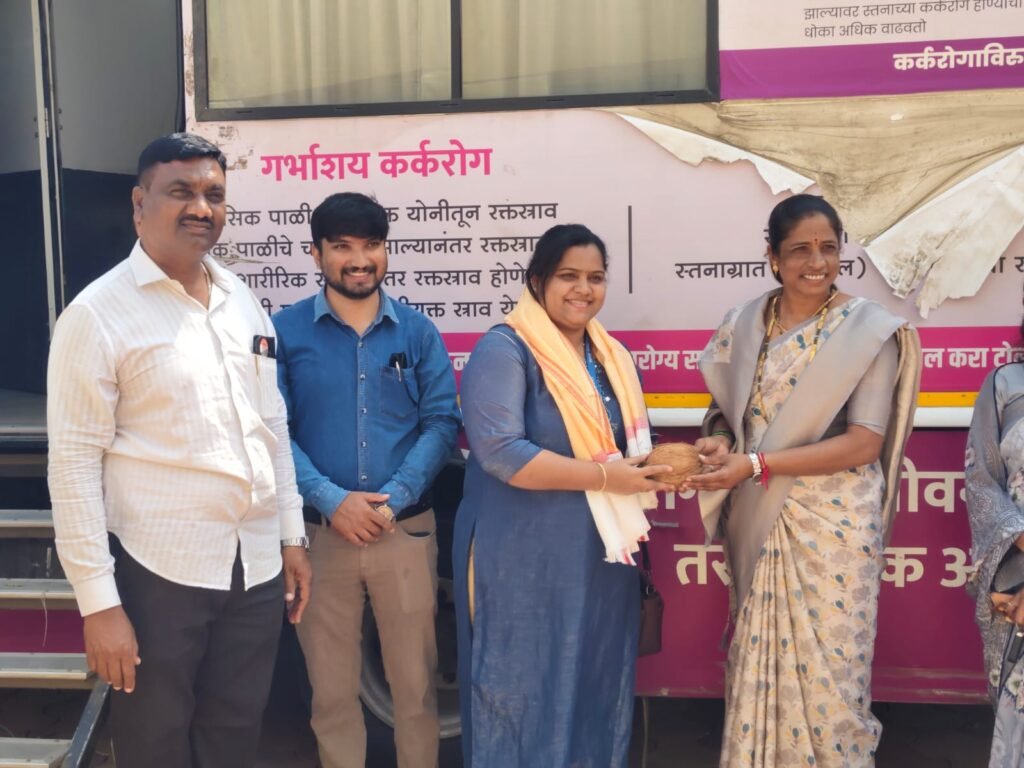 शिंगवे येथे कॅन्सर तपासणी शिबिराचे आयोजन ; तोंडाचा, स्तनाचा व गर्भाशयाच्या मुखाच्या कॅन्सरची तपासणी 1011357010